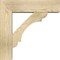 Ekena Millwork Olympic Block Rough Sawn Bracket w/ Offset Brace, Douglas Fir, 6"W x 20"D x 20"H BKT0604X20X20OLY05RDF - alternate 4